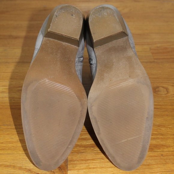 Banana Republic Grey Suede Ankle Booties - Picture 4 of 6